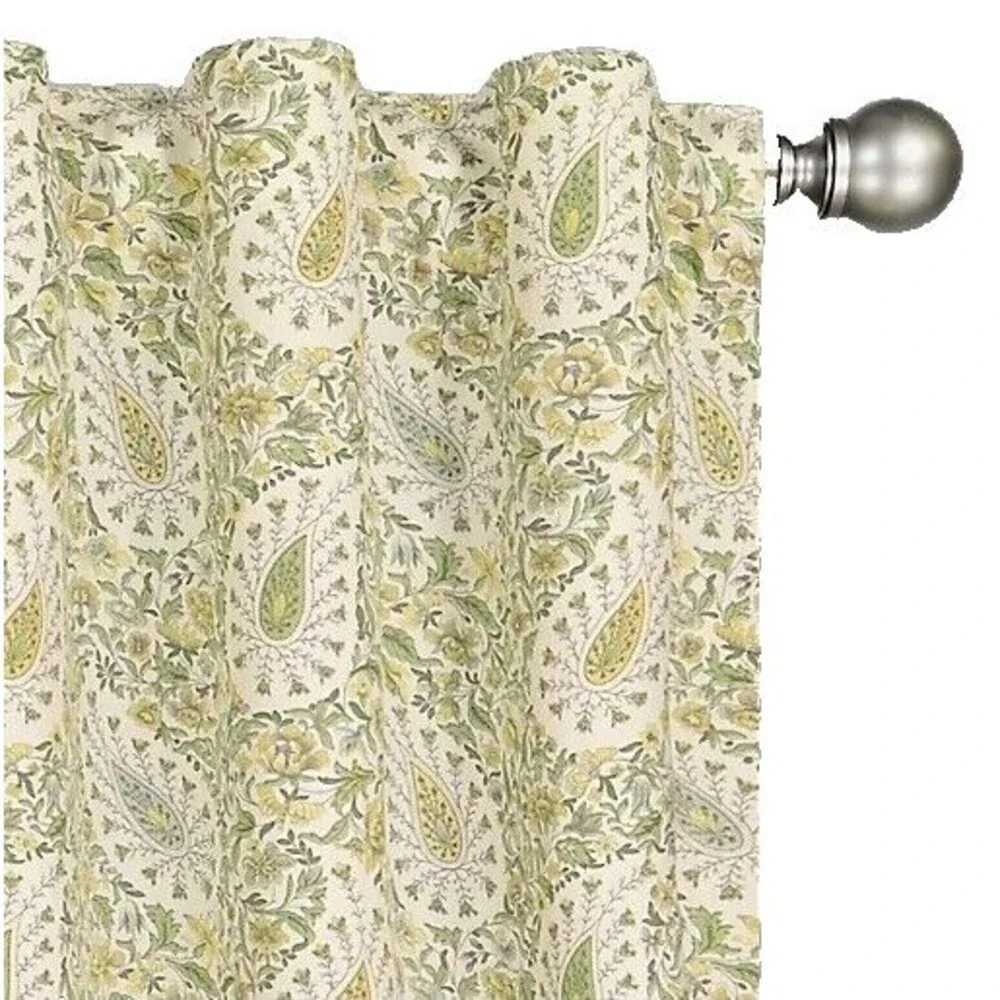 Waverly Paisley Verveine Spring Window Valance Rustic French Country 52x18